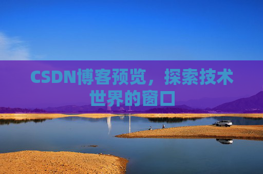 CSDN博客预览,探索技术世界的窗口
